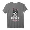 Husky Mom Hunde Mama Damen Frauchen T-Shirt – Süßes Hundemotiv für Hundeliebhaberinnen & Geschenkideen für Mutter, Schwester & Freundin