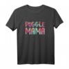 Damen Puggle Mama T-Shirt – Lustiges Geschenk zum Muttertag für Hundeliebhaberinnen, Tierliebhaberin mit Humor