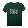 Damen Puggle Mama T-Shirt – Lustiges Geschenk zum Muttertag für Hundeliebhaberinnen, Tierliebhaberin mit Humor
