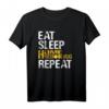 Homeschooling Eat Sleep Repeat Mama T-Shirt - Lustiges Grundschul-Design für Eltern im Lockdown & Home Office als Geschenk