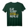 Homeschooling Eat Sleep Repeat Mama T-Shirt - Lustiges Grundschul-Design für Eltern im Lockdown & Home Office als Geschenk