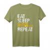 Homeschooling Eat Sleep Repeat Mama T-Shirt - Lustiges Grundschul-Design für Eltern im Lockdown & Home Office als Geschenk