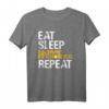 Homeschooling Eat Sleep Repeat Mama T-Shirt - Lustiges Grundschul-Design für Eltern im Lockdown & Home Office als Geschenk