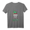 Damen Mama Elfe Partnerlook Familien Outfit – Lustiges Weihnachts T-Shirt mit V-Ausschnitt für festliche Anlässe & Geschenke
