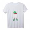 Damen Mama Elfe Partnerlook Familien Outfit – Lustiges Weihnachts T-Shirt mit V-Ausschnitt für festliche Anlässe & Geschenke