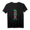 Müde Mama Elfe Partnerlook T-Shirt - Lustiges Weihnachtsoutfit für Frauen, Familie & Freunde, perfekt als Weihnachtsgeschenk