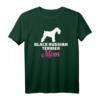 Russischer Schwarzer Terrier Mama T-Shirt für Hundeliebhaberinnen - Klassisch geschnitten, ideal als Geschenk für Hundemütter