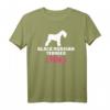 Russischer Schwarzer Terrier Mama T-Shirt für Hundeliebhaberinnen - Klassisch geschnitten, ideal als Geschenk für Hundemütter