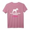 Russischer Schwarzer Terrier Mama T-Shirt für Hundeliebhaberinnen - Klassisch geschnitten, ideal als Geschenk für Hundemütter