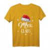 Mrs. Mama Santa Claus Weihnachts-T-Shirt mit Weihnachtsmann-Mütze – Perfekt für Paare, Familien & Gruppen auf Weihnachten und Weihnachtsmärkten