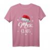 Mrs. Mama Santa Claus Weihnachts-T-Shirt mit Weihnachtsmann-Mütze – Perfekt für Paare, Familien & Gruppen auf Weihnachten und Weihnachtsmärkten