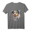 Australian Shepherd T-Shirt für Damen und Herren - Perfektes Geschenk für Aussie Mama, Papa & Hundeliebhaber zu Weihnachten & Geburtstag