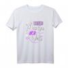 Damen Hand gezeichnet – Beste Mama der Welt T-Shirt mit Herzen und Sternen, perfektes Geschenk für Mama