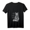 Damen Maine Coon Katzen Mama T-Shirt mit V-Ausschnitt – Perfektes Geschenk für Katzenliebhaber, Mütter & Tierfans zu Geburtstag, Weihnachten, Muttertag & Vatertag