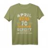 April 1953 Lustiges 70. Geburtstag T-Shirt für Männer & Frauen - Limitierte Edition, Vintage Geschenkidee für Jubilare