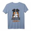 Australian Shepherd Aussie Mom T-Shirt – Perfektes Geschenk für Hunde-Mütter, Liebhaber & Züchter zu Weihnachten, Geburtstag & Muttertag