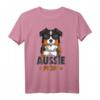 Australian Shepherd Aussie Mom T-Shirt – Perfektes Geschenk für Hunde-Mütter, Liebhaber & Züchter zu Weihnachten, Geburtstag & Muttertag