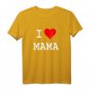 I Love Mama Kinder Liebe Herz Baby Kind Geschenk Mom T-Shirt – Süßes Kinder-Shirt für Mütter, Babys und Kinder im Alter von 2-12 Jahren