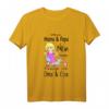 Kinder T-Shirt mit lustigem Spruch: Wenn Mama und Papa Nein sagen, frage ich Oma und Opa – Perfektes Geschenk für Enkelinnen und Enkeltochter