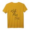 Wife Mom Boss - Lustiges Mama T-Shirt für Muttertag und Familienfeiern – Das perfekte Geschenk für die beste Mama
