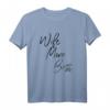 Wife Mom Boss - Lustiges Mama T-Shirt für Muttertag und Familienfeiern – Das perfekte Geschenk für die beste Mama