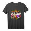 Santa Mops in Socken Lustig HapDog Mama Geschenk T-Shirt - Perfekt für Mops-Liebhaber & Weihnachten