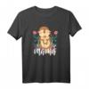 Floral Otter Mutter & Baby Tier Muttertags-T-Shirt – Niedliches Otter Design für Mütter und Tierliebhaberinnen