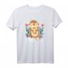 Floral Otter Mutter & Baby Tier Muttertags-T-Shirt – Niedliches Otter Design für Mütter und Tierliebhaberinnen