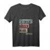 Damen Tätowiert Hübsch Mama T-Shirt mit V-Ausschnitt – Perfektes Geschenk zum Muttertag, Geburtstag oder Weihnachten für tätowierte Mütter und selbstbewusste Frauen