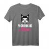Yorkshire Terrier Mama T-Shirt – Klassisch geschnitten für Hundemütter & Hundeliebhaberinnen