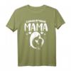 Beste Mama mit Baby Schwangerschaft T-Shirt - Russische Bekleidung für werdende Mütter & Geburtstagsgeschenk für Schwangere