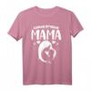 Beste Mama mit Baby Schwangerschaft T-Shirt - Russische Bekleidung für werdende Mütter & Geburtstagsgeschenk für Schwangere