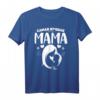 Beste Mama mit Baby Schwangerschaft T-Shirt - Russische Bekleidung für werdende Mütter & Geburtstagsgeschenk für Schwangere