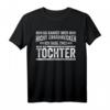 Papa & Mama T-Shirt mit lustigem Spruch 'Du kannst mich nicht erschrecken ich habe zwei Töchter' – Perfektes Geschenk zum Vatertag & Muttertag
