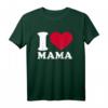 Ich liebe Mama T-Shirt – Klassisches Geschenk für Kinder und Jugendliche zum Muttertag und Familienfest