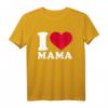 Ich liebe Mama T-Shirt – Klassisches Geschenk für Kinder und Jugendliche zum Muttertag und Familienfest