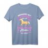 Haflinger Mama Spruch T-Shirt - Lustiges Reiterin Pferde T-Shirt für Pferdeliebhaberinnen und Reiterinnen, Perfekt für Fans von Haflingern und Reitsport