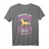 Haflinger Mama Spruch T-Shirt - Lustiges Reiterin Pferde T-Shirt für Pferdeliebhaberinnen und Reiterinnen, Perfekt für Fans von Haflingern und Reitsport