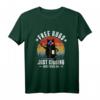 Lustiges Katzenbier T-Shirt mit Sarkasmus – Free Hugs Just Kidding Don't Touch Me, perfektes Geschenk für Katzenliebhaber, Weihnachten, Geburtstag & Valentinstag