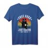 Lustiges Katzenbier T-Shirt mit Sarkasmus – Free Hugs Just Kidding Don't Touch Me, perfektes Geschenk für Katzenliebhaber, Weihnachten, Geburtstag & Valentinstag