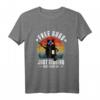 Lustiges Katzenbier T-Shirt mit Sarkasmus – Free Hugs Just Kidding Don't Touch Me, perfektes Geschenk für Katzenliebhaber, Weihnachten, Geburtstag & Valentinstag