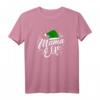 Damen Weihnachtselfe Mama Elfe T-Shirt - Lustiges Partnerlook Weihnachtsoutfit für Familie und Kinder, Perfekt für Festliche Familienfeiern