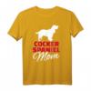 Cocker Spaniel Mama T-Shirt für Hundeliebhaberinnen - Klassisch geschnitten, doppelt genähter Saum