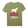 Cocker Spaniel Mama T-Shirt für Hundeliebhaberinnen - Klassisch geschnitten, doppelt genähter Saum