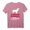 Cocker Spaniel Mama T-Shirt für Hundeliebhaberinnen - Klassisch geschnitten, doppelt genähter Saum