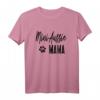 Damen Mini Aussie Mama Paw Print Australian Shepherd Mom T-Shirt - Lustiges Hunde-Design für Frauen und Mädchen, Hunde- und Aussie-Liebhaberinnen
