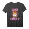 Corgi Mom T-Shirt – Lustiges Corgi Outfit für Kinder, Damen & Herren, Perfektes Geschenk für Hundeliebhaber