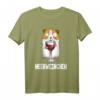Meerweinchen Meerschweinchen Mama Wein trinken Weinglas T-Shirt - Perfekt für Weinliebhaberinnen, Meerschweinchen-Fans & Mädelsabende