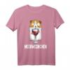Meerweinchen Meerschweinchen Mama Wein trinken Weinglas T-Shirt - Perfekt für Weinliebhaberinnen, Meerschweinchen-Fans & Mädelsabende