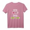 Zwillinge Mama Batterie T-Shirt – Humorvolles Geschenk für werdende Eltern von Zwillingen, Mama mit doppelter Energie